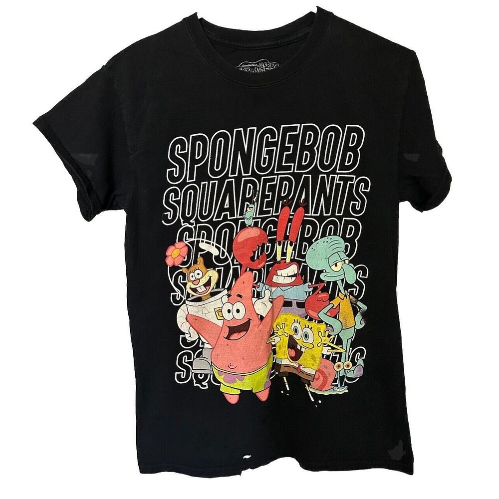 Sponge Bob SquarePants Men's S Official Licensed Nickelodeon Tee T-Shirt